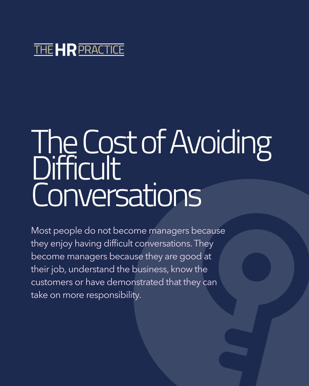 The Cost of Avoiding Difficult Conversations